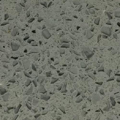 Grey Quartz Stone With Crytal Sparkling