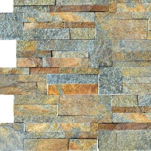 Z Shape Natural Cultured Stone Exterior Wall Cladding