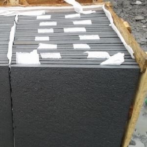 Wellest Sy162 Black Sandstone Flooring Tile